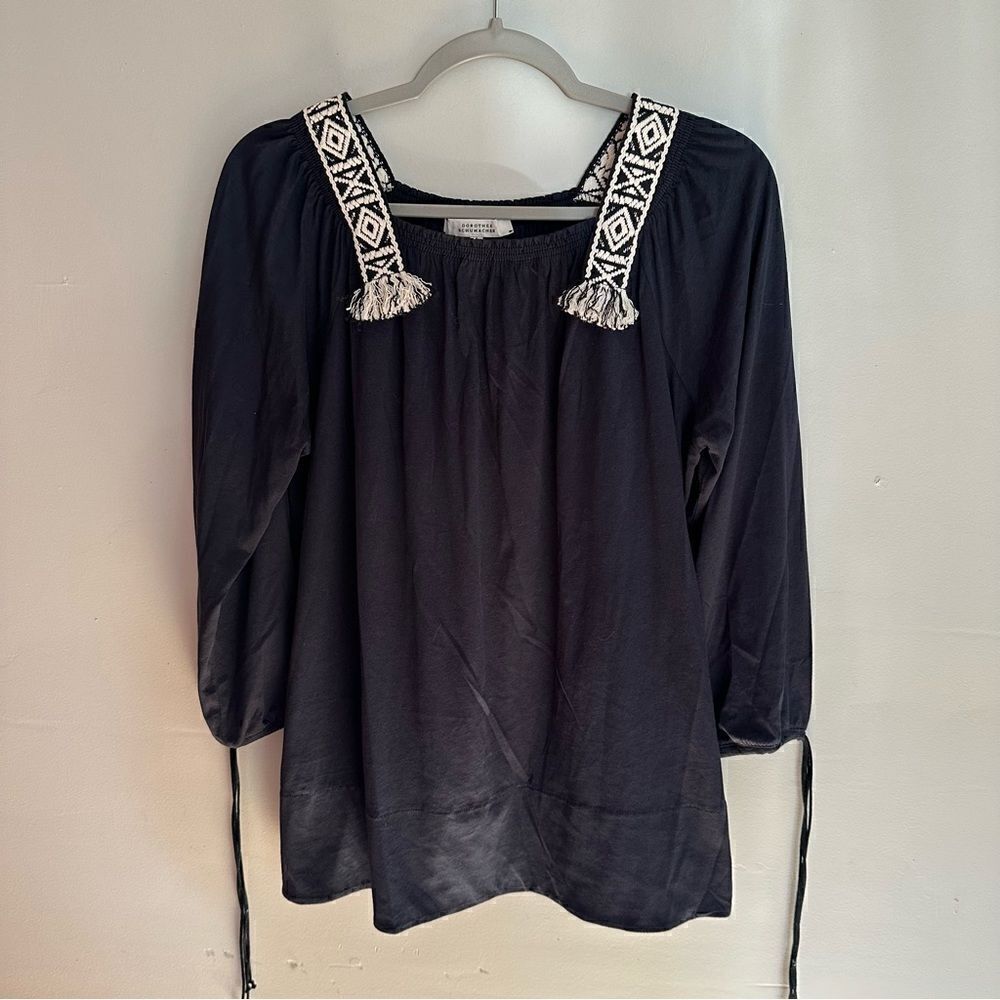 Dorothee Schumacher cotton navy blouse XS
